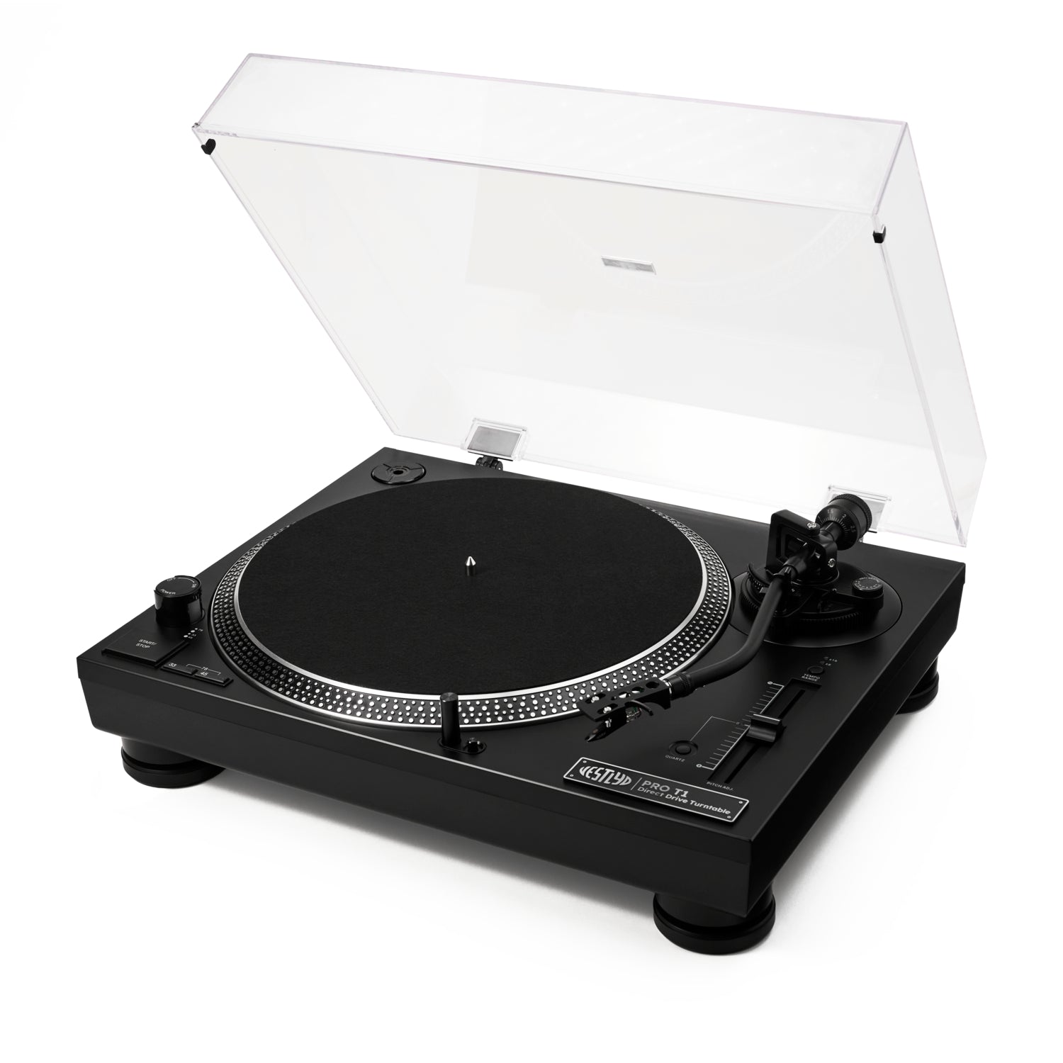 PRO T1: DJ Turntable | Direct-drive, Ortofon OM Pro S