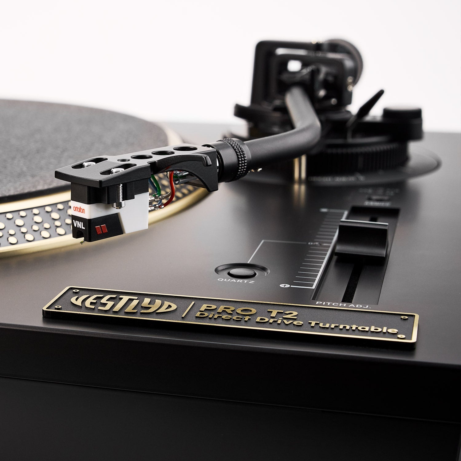 PRO T2: DJ Turntable | Direct drive, Ortofon VNL, JFET RIAA